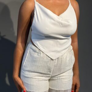 Cowl neck two-piece (Made to Order)