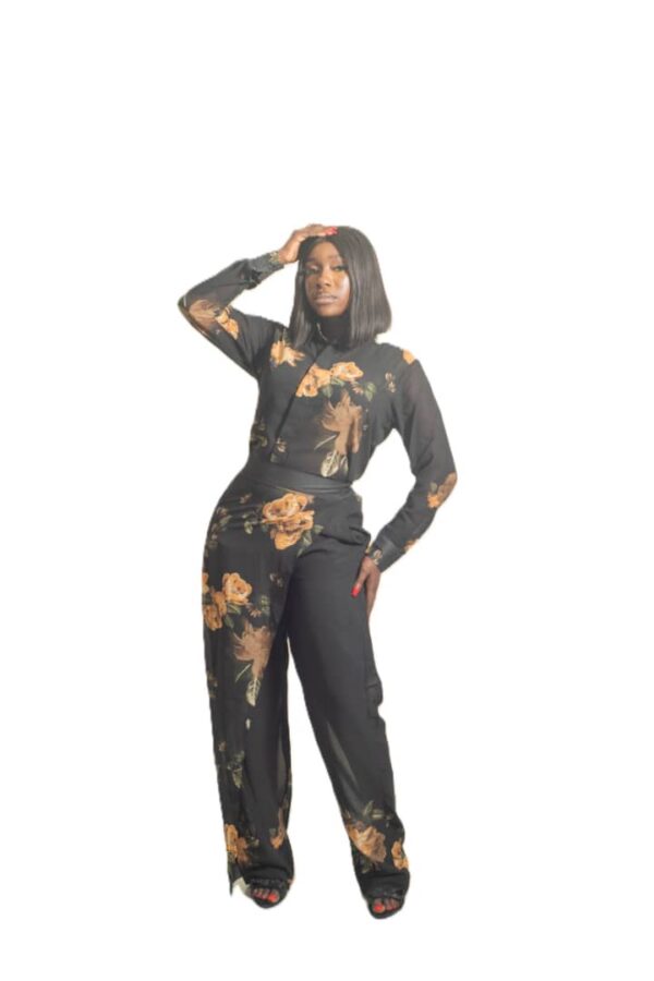 Jznell Two-Piece with Wrap Pant (Ready to Wear)