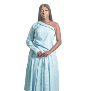 Jznell One Hand Top with Skirt (Ready to Wear)