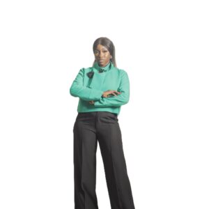Jznell Wide Legged Pants Black (Ready to Wear)