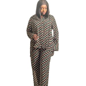 Jznell Chiffon- Pant and Top (Ready to Wear)