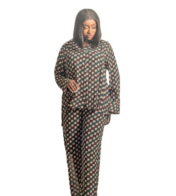 Jznell Chiffon- Pant and Top (Ready to Wear)
