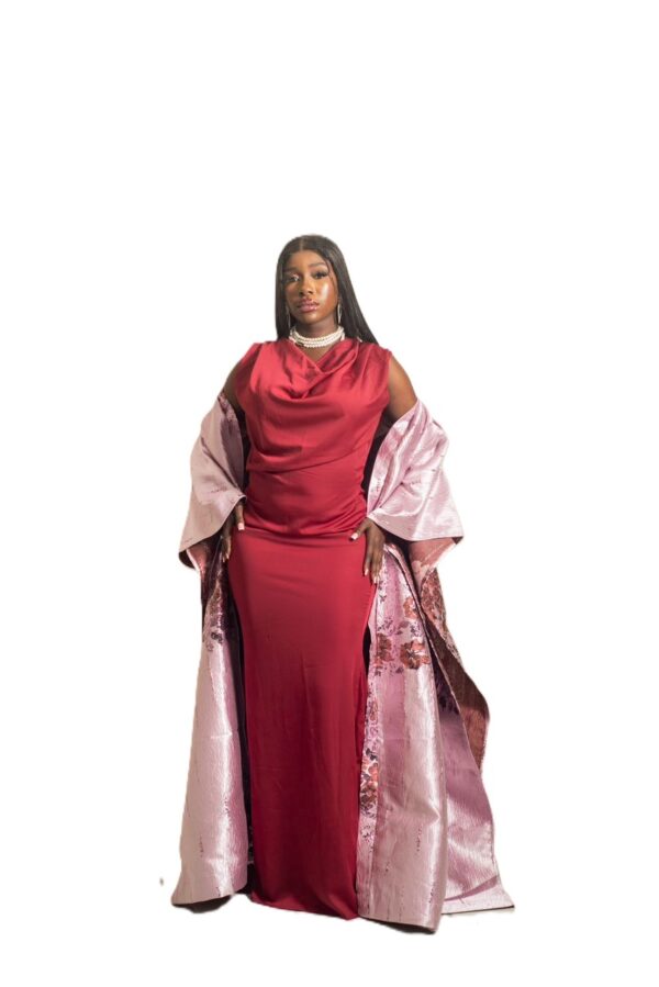Jznell Brocade Kimono with inner silk (Ready to wear)