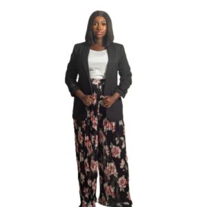 Jznell Blazer/Pleated pant (Ready to Wear)