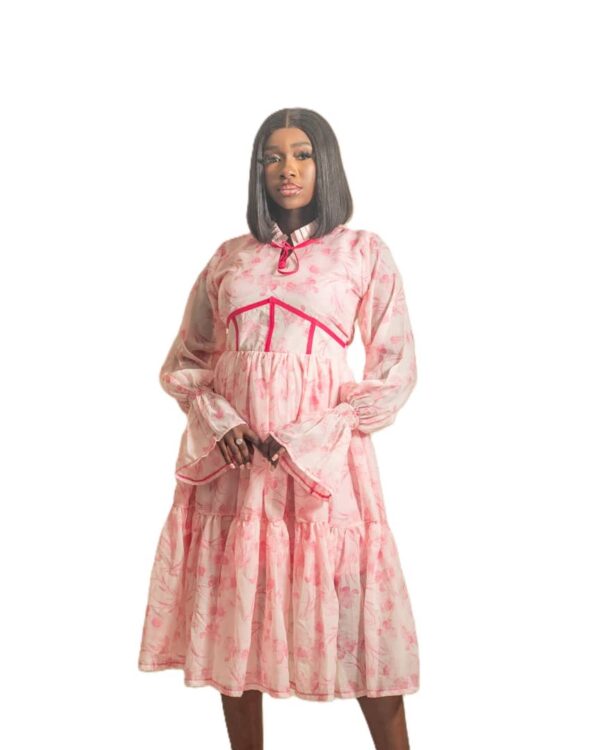 Jznell Pink Gypsy Dress (Ready to Wear)
