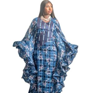 Jznell Organza with asoke embroidery (Ready to wear)