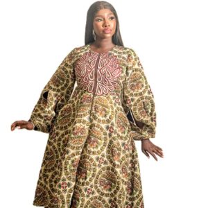Jznell Damask with embroidery (Ready to Wear)