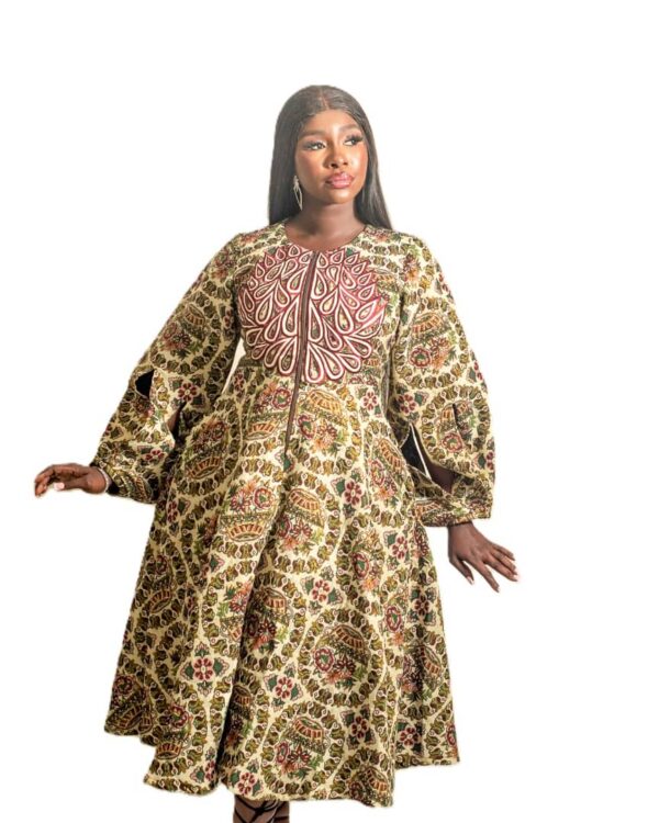Jznell Damask with embroidery (Ready to Wear)