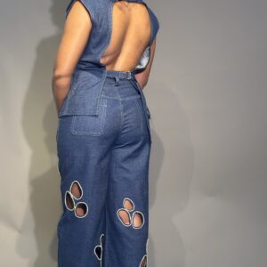 Denim two piece