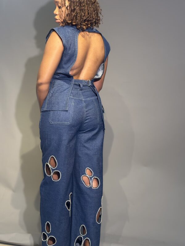 Denim two piece