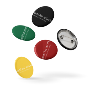 Made by Africa Pin buttons- 5 set