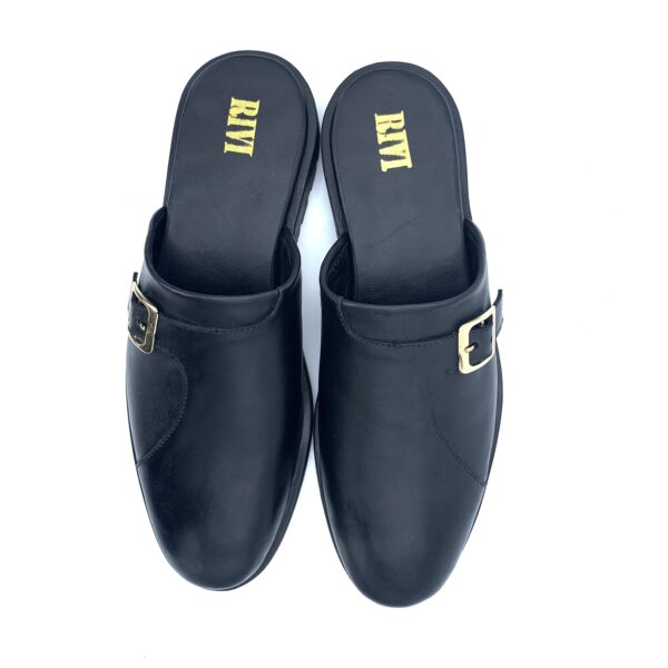 Side-Buckle Mule