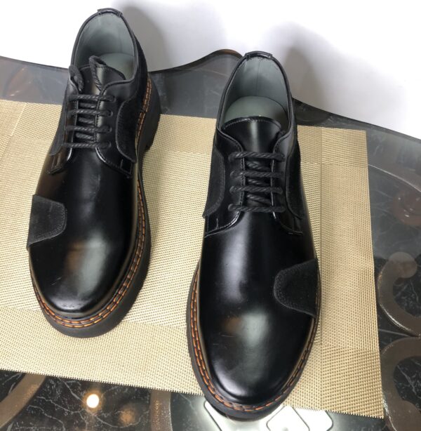 Suede-Patch Chunky-Sole Derby Shoe - Image 2