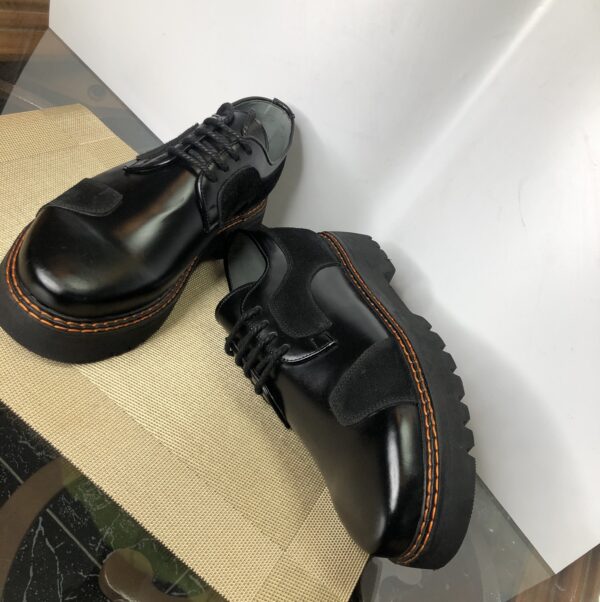 Suede-Patch Chunky-Sole Derby Shoe - Image 3