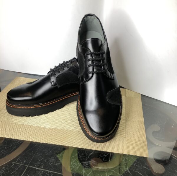 Suede-Patch Chunky-Sole Derby Shoe - Image 4